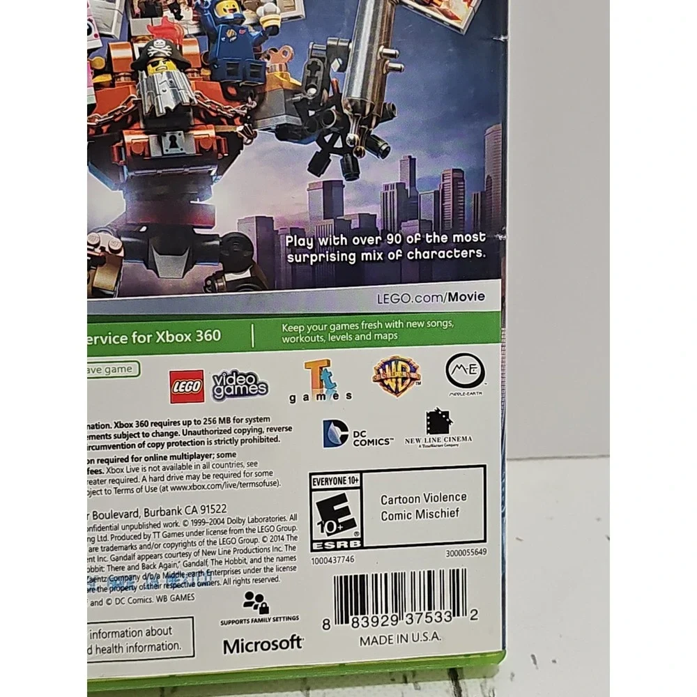 Lego Movie Video Game - Microsoft Xbox 360